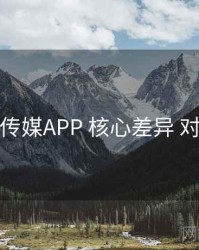 花季传媒APP 核心差异 对照表