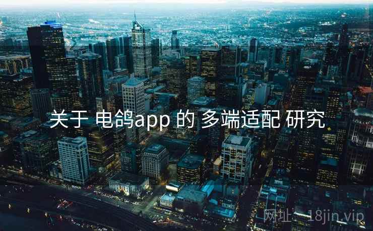 关于 电鸽app 的 多端适配 研究 关于 电鸽app 的 多端适配 研究