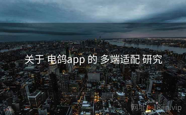 关于 电鸽app 的 多端适配 研究 关于 电鸽app 的 多端适配 研究