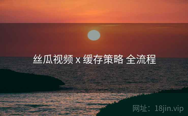 丝瓜视频 x 缓存策略 全流程 丝瓜视频 x 缓存策略 全流程